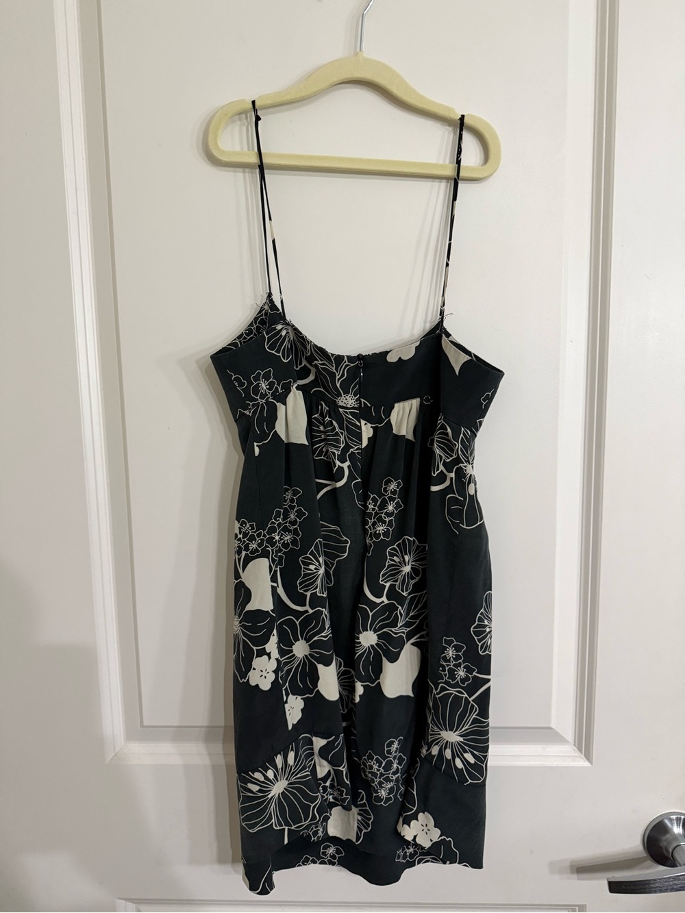 Zimmermann Black and White Floral Mini Dress